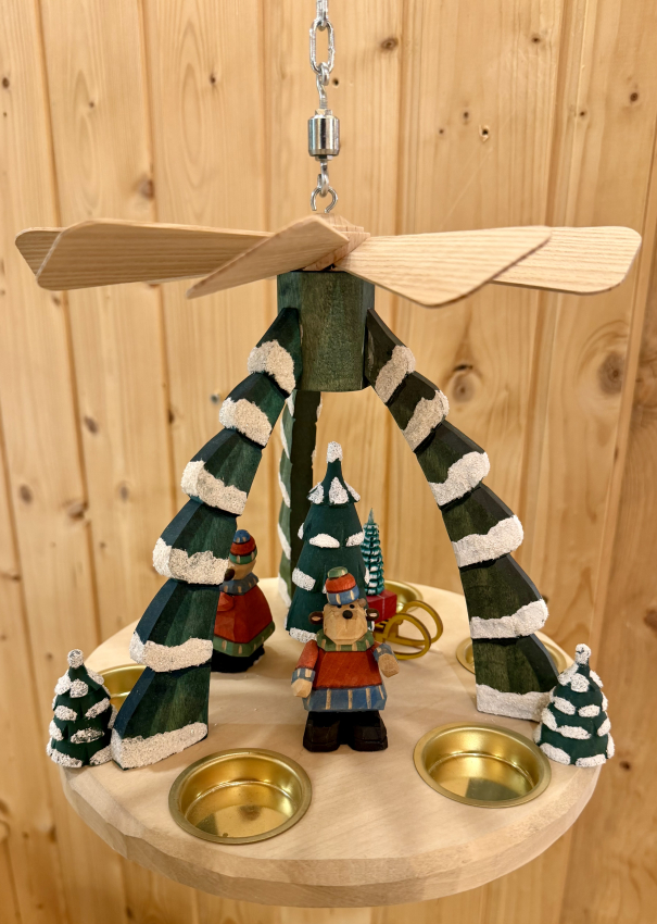 Deckenpyramide Elch-Kiddies, Schnee